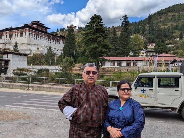 A Perfect Couple’s Break: Review of Mr Rajneesh’s Bhutan trip with Thrillophilia